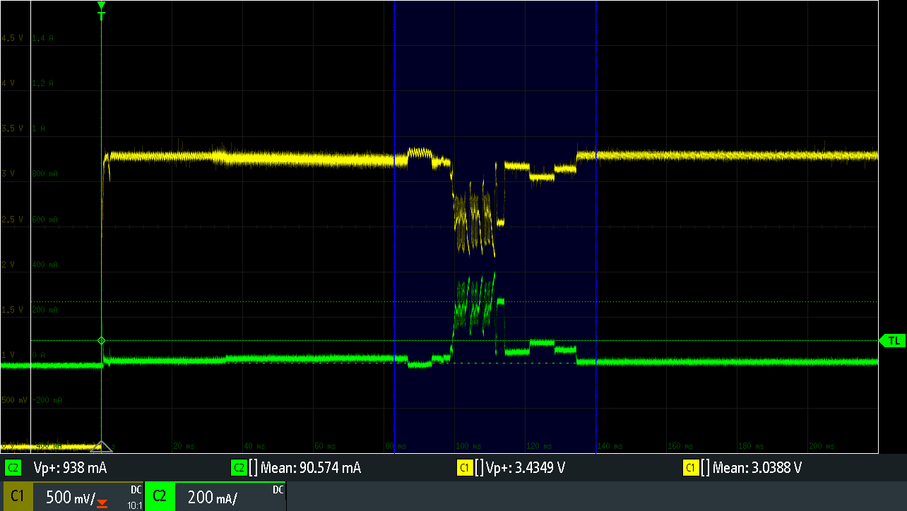 Oscillogram ESP12F